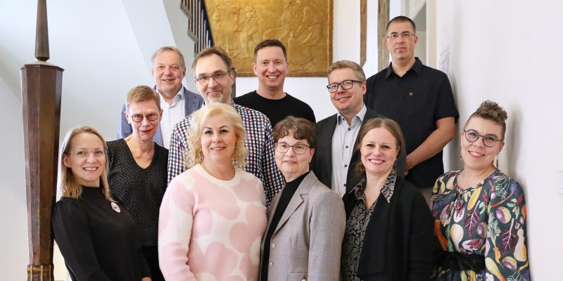 Foto av Delegationen för Informationsspridningen 2025-2027. 