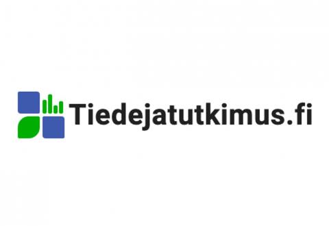 Tiedejatutkimus.fi-verkkopalvelun logo.
